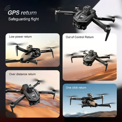 V168 Drone 8K 5G GPS Professional HD Aerial Photography Dual-Camera Omnidirectional Obstacle Avoidance Drone Original